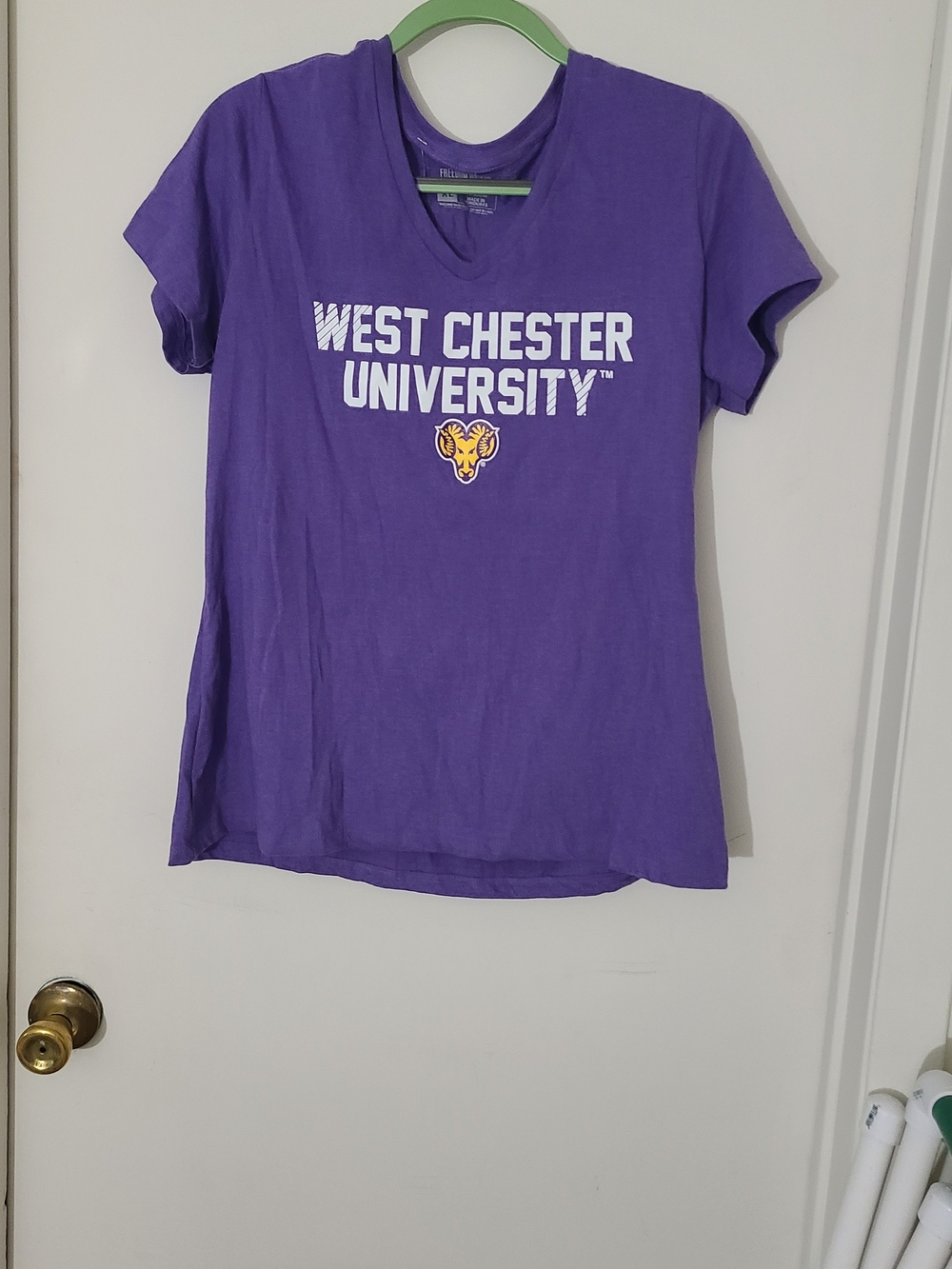 West Chester University Purple Graphic Tee - Women's XL NWT
